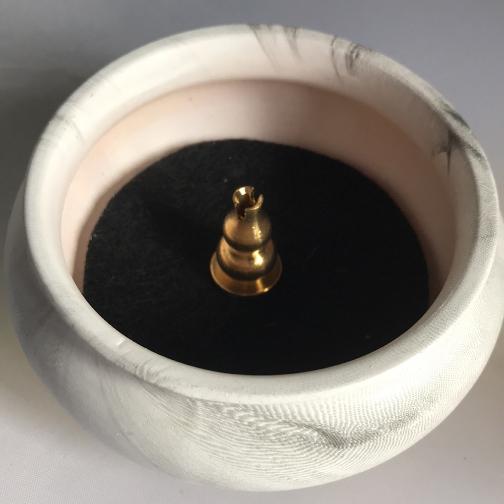 New! Ceramic Marble Incense Holder - Picture 5 of 9